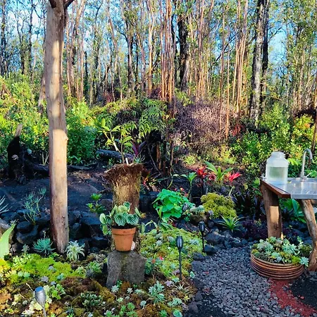 Exotic Garden Cottage At Amazing Volcano Fissure Mountain View Exterior foto