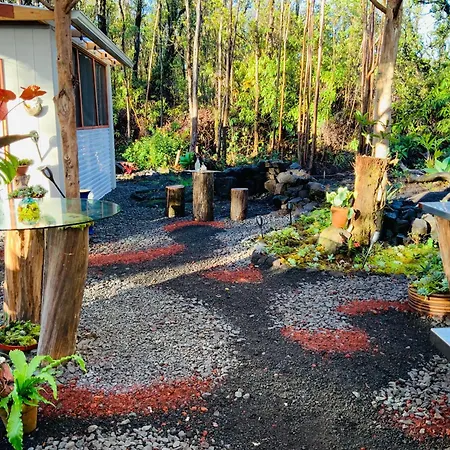 Exotic Garden Cottage At Amazing Volcano Fissure Mountain View Exterior foto
