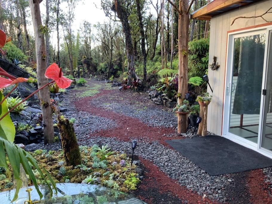 Exotic Garden At Amazing Volcano Fissure
