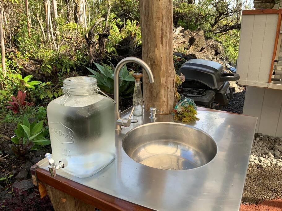 Landhaus Exotic Garden At Amazing Volcano Fissure Mountain View